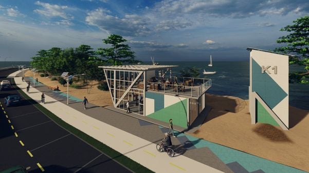 Projeção da orla de Porto de Santana, em Cariacica por Prefeitura de Cariacica