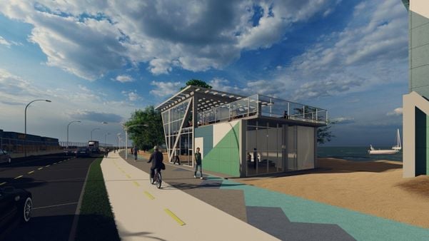 Projeção da orla de Porto de Santana, em Cariacica por Prefeitura de Cariacica