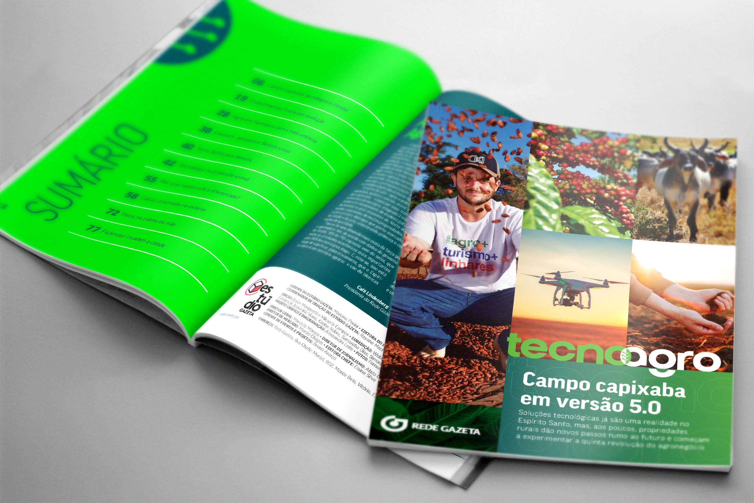 Publicação em versões impressa e on-line traz um panorama do agronegócio no Espírito Santo pela visão de quem trabalha no campo