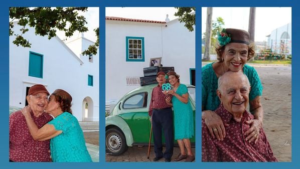O casal de mineiros, Calil Miguel, de 102 anos, e Valda Oliveira Calil, de 86 anos, chegou aos 68 anos de união no último dia 12 de maio. Eles moram em Anchieta desde 1985