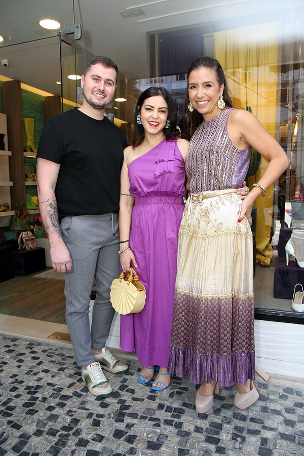 Iago Agliardi, Jani Valença e  Brenda Riva
