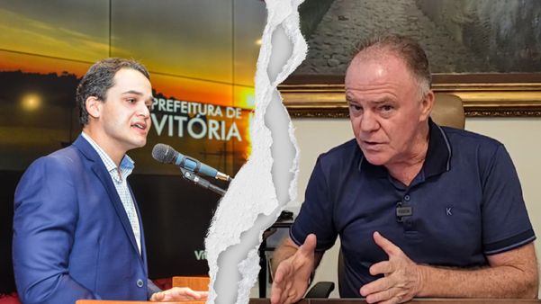 Disputa política entre Renato Casagrande e Lorenzo Pazolini