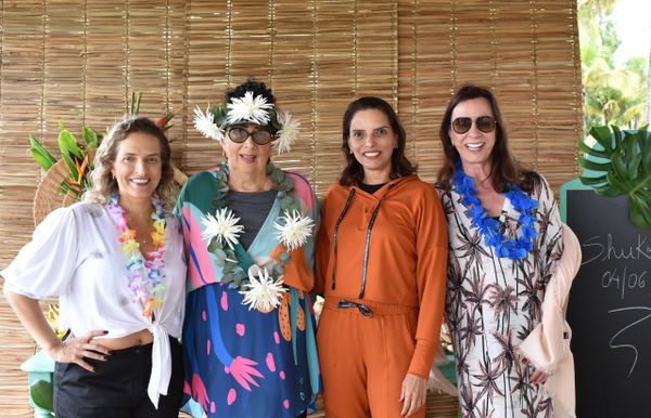 Edna Jabour, Simone Rizk, Bruna Medeiros e Luciana Almeida