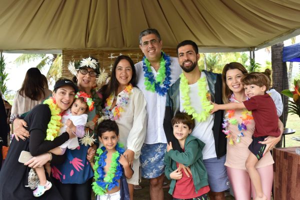 Simone Rizk e família