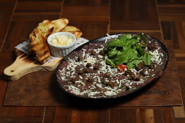 Carpaccio Wagyu: novidade do menu do Meatpack Vitória