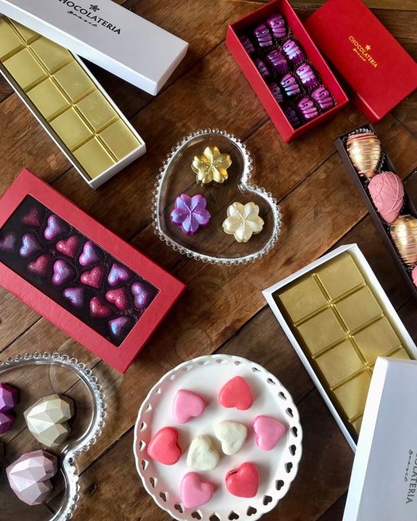Doces temáticos para o Dia dos Namorados da Chocolateria Brasil