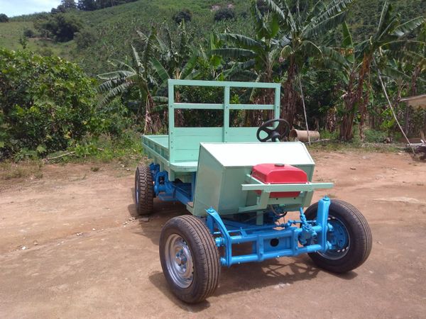 "Minicaminhão" foi montado em substituição à "tobata" que o agricultor Cézar Kuster não tinha dinheiro para comprar por Acervo pessoal