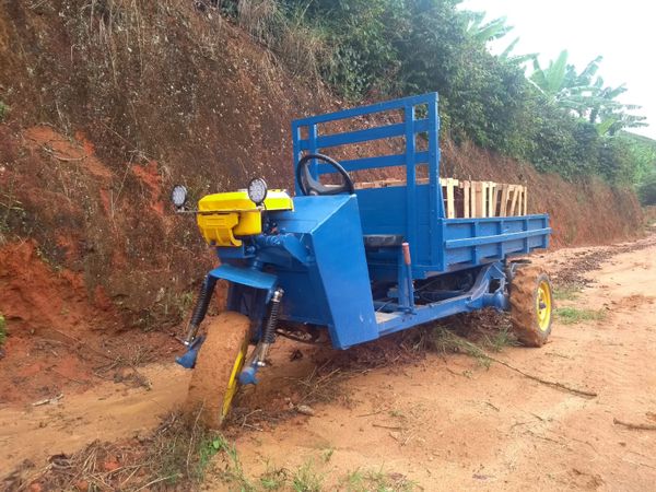 "Minicaminhão" foi montado em substituição à "tobata" que o agricultor Cézar Kuster não tinha dinheiro para comprar por Acervo pessoal