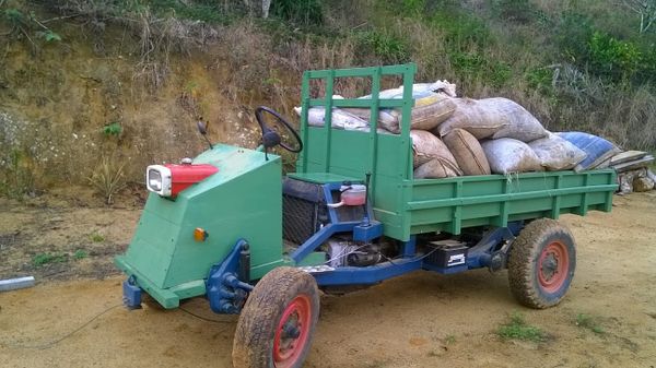 "Minicaminhão" foi montado em substituição à "tobata" que o agricultor Cézar Kuster não tinha dinheiro para comprar por Acervo pessoal