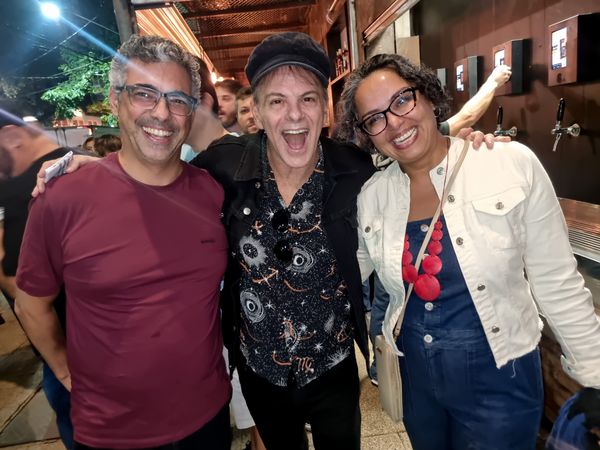 Rodolfo Amadeo, Rodrigo Santos e Genaína Vasconcellos