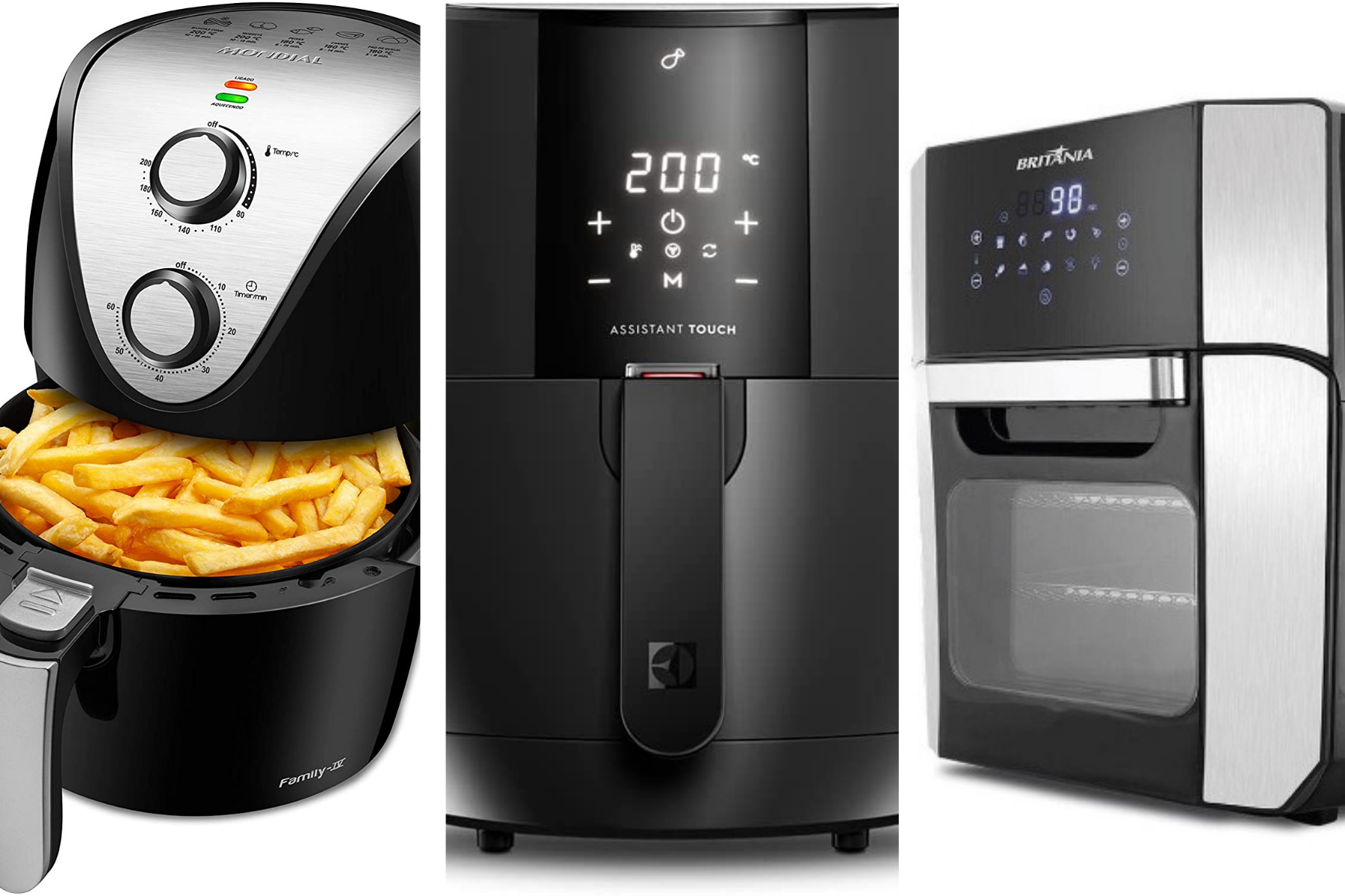 Comprar Fritadeira Sem Óleo Elétrica Air Fryer Electrolux EAF10