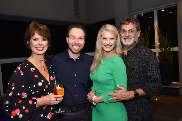 Ana Lúcia Abaurre, Bruno Leão, Solange Miranda e Chico Lins 