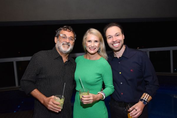 Chico Lins, Solange Miranda e Bruno Leão