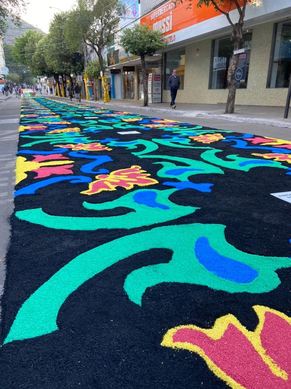 Tapetes de Corpus Christi enfeitam as ruas de Castelo, no Sul do ES por Beatriz Caliman