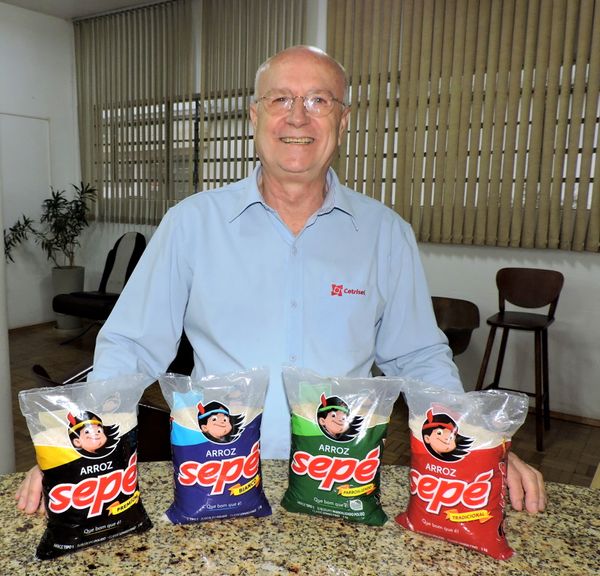 Pedro Franceschi, diretor comercial e financeiro da Cotrisel, fabricante do Arroz Sepé