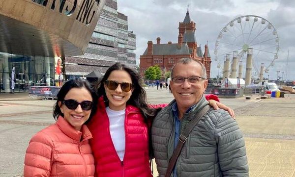 Lili Vieira, Maria Clara e Ricardo Vieira