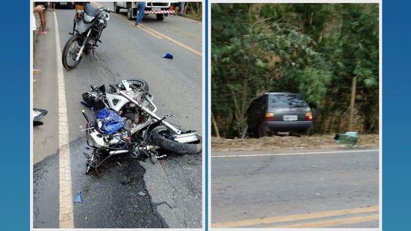 Motociclista perde o braço em acidente em Cachoeiro