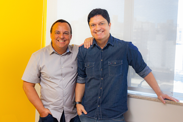 Samuel Nogueira e Samuel Paganoto, sócios na Cabana Publicidade
