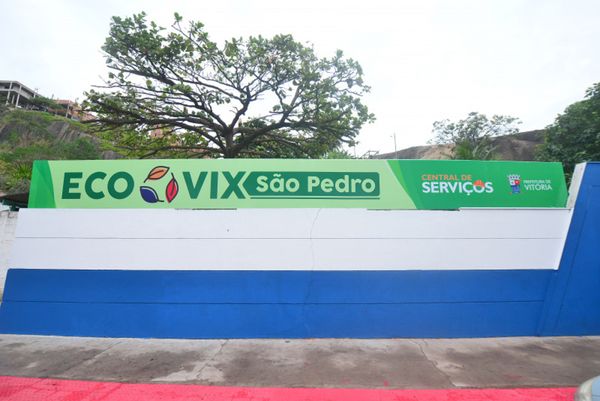 EcoVix São Pedro, posto de descarte ecológico de resíduos sólidos