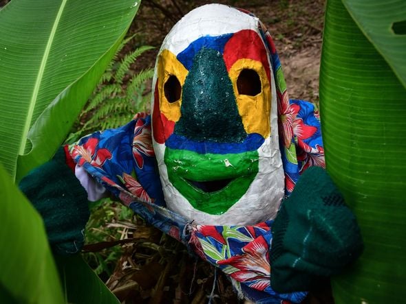 Carnaval de Congo de Máscaras, Bairro Roda D'agua, em Cariacica por Fernando Madeira
