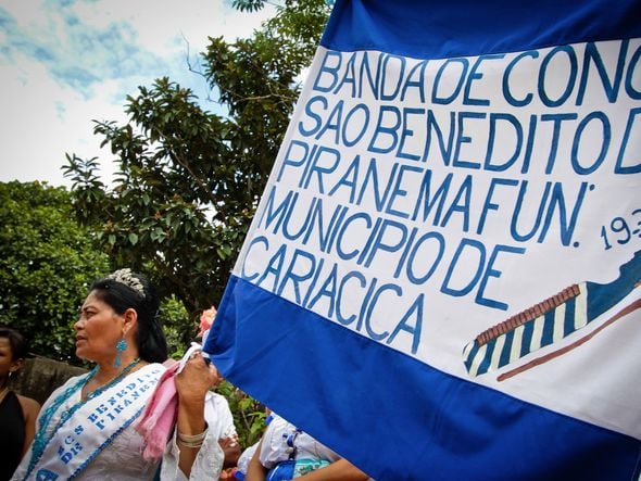 Carnaval de Congo de Máscaras, Bairro Roda D'agua, em Cariacica por Fernando Madeira