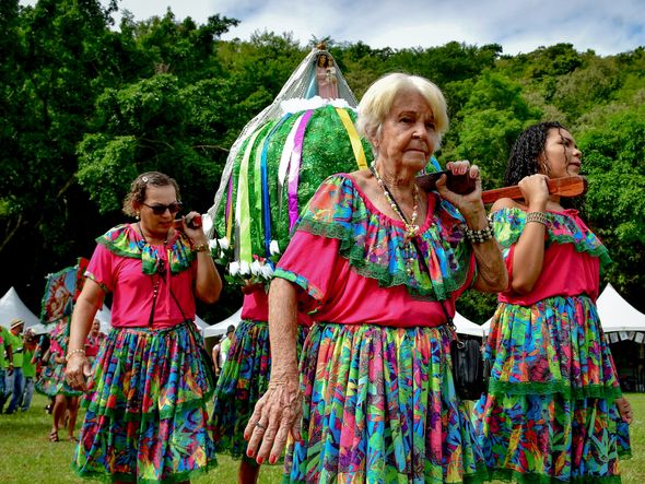 Carnaval de Congo de Máscaras, Bairro Roda D'agua, em Cariacica por Fernando Madeira
