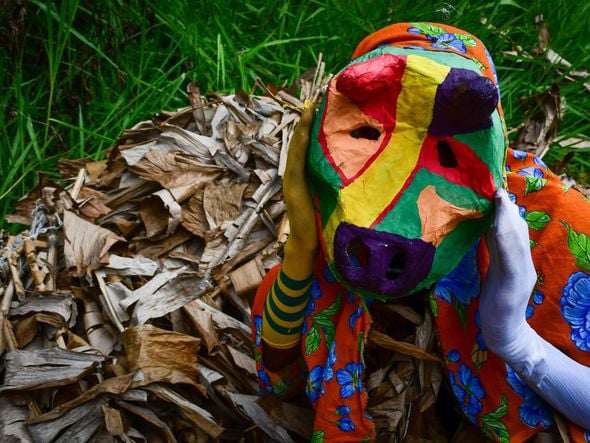 Carnaval de Congo de Máscaras, Bairro Roda D'agua, em Cariacica por Fernando Madeira