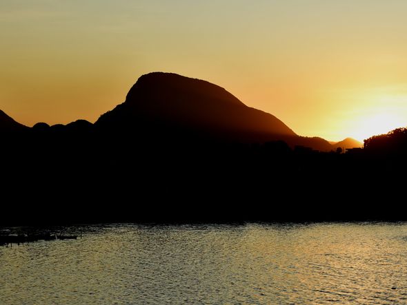 Entardecer na Orla de Porto de Santana,Cariacica por Fernando Madeira