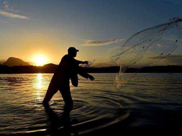 Entardecer na Orla de Porto de Santana,Cariacica por Fernando Madeira