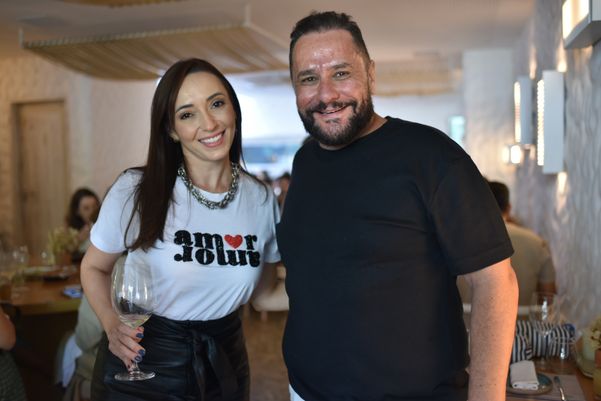 Renata Bezerril e Sergio Palmeira