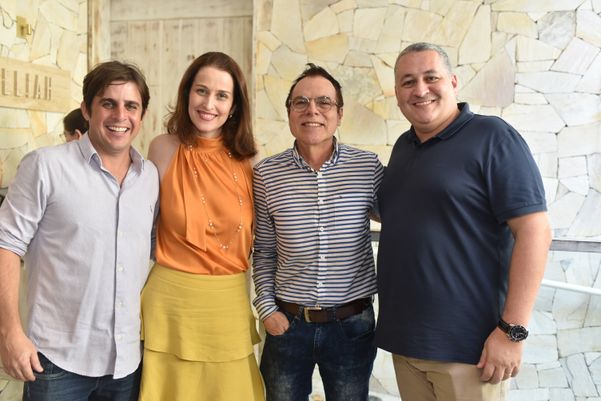 Rodrigo Souto,  Adriana Bezerril , Gregorio Repsold e Romulo Bezerril