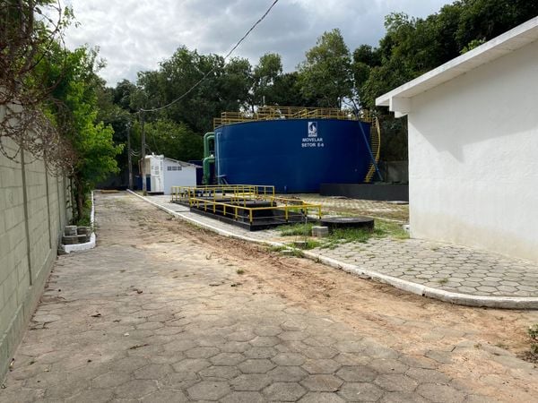 Funcionários encontram feto em um centro de tratamento de esgoto em Linhares