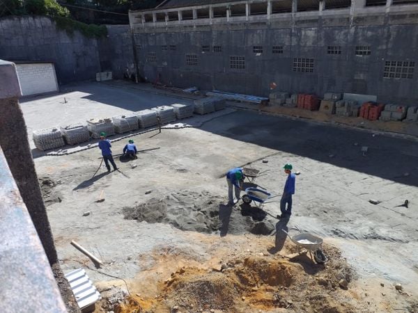 Imagens da reforma do Saldanha da Gama, no Forte São João, espaço que vai abrigar a Casa do Turismo Capixaba por Divulgação/Setur-ES