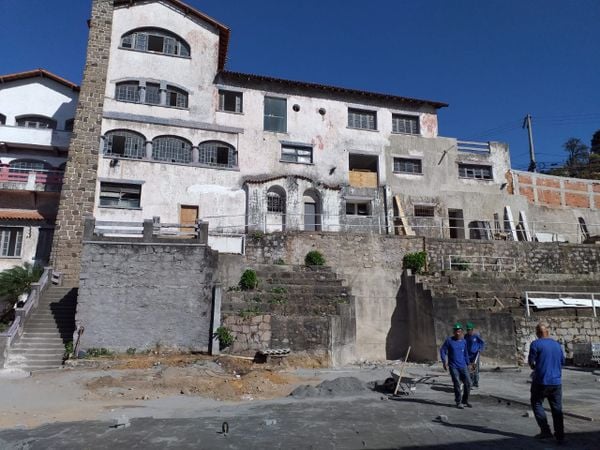 Imagens da reforma do Saldanha da Gama, no Forte São João, espaço que vai abrigar a Casa do Turismo Capixaba por Divulgação/Setur-ES