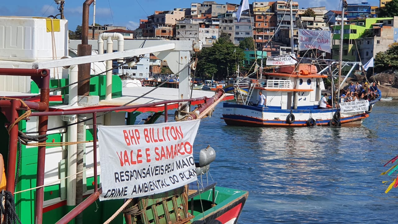 Barcos preparados para a Procissão marítima a São Pedro