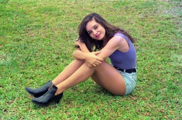A atriz Daniela Perez posa para foto no Rio de Janeiro, em setembro de 1992 