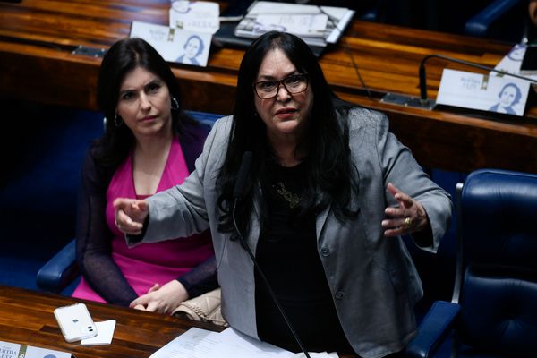 Senadoras Simone Tebet e Rose de Freitas