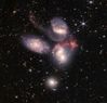 Quinteto de Stephan.(NASA, ESA, CSA e STScI)