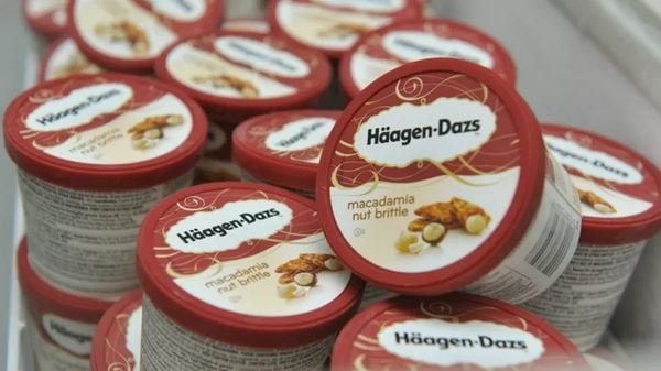 Não foram impostas restrições de comercialização e uso dos outros sabores de sorvetes Häagen-Dazs.