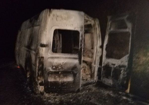 Incêndio atingiu ambulância em Itarana