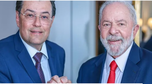 Senador Eduardo Braga (MDB) após reunião com Lula (PT) após reunião em Brasília