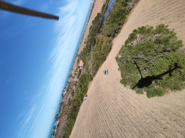 Helicóptero do Notaer ajudou PM na busca a suspeito em Marataízes  por Divulgação/ Notaer 