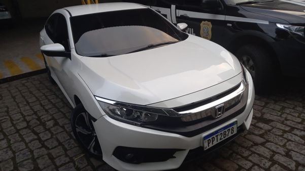 Operação Obituary: carro apreendido na casa do chefe do tráfico de Vila Velha por Divulgação | Polícia Civil