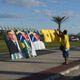 Apoiadores chegam no aeroporto para motociata com Bolsonaro