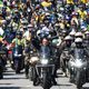 Presidente Jair Bolsonaro retorna para Vitória em motociata