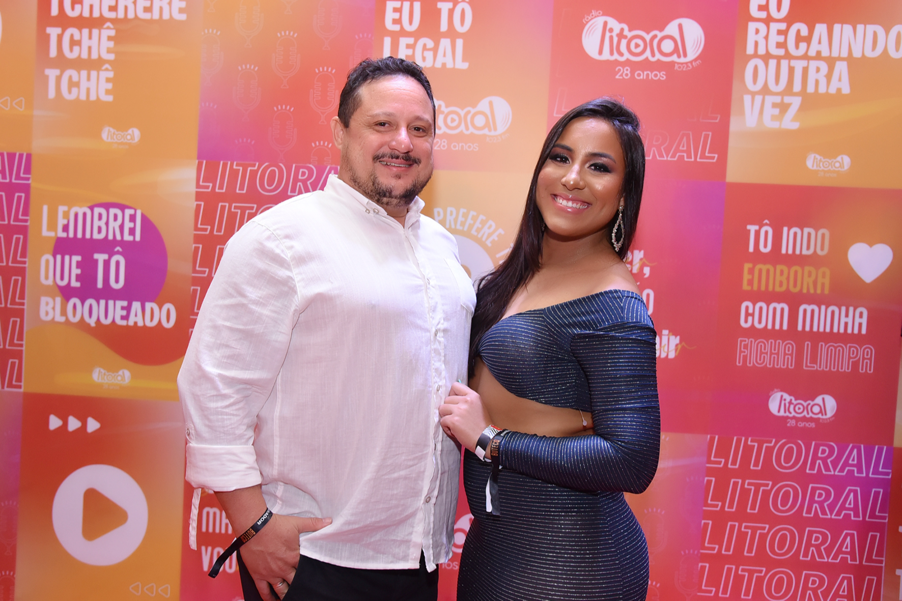 Walter Matias e esposa. Crédito: Arthur Louzada