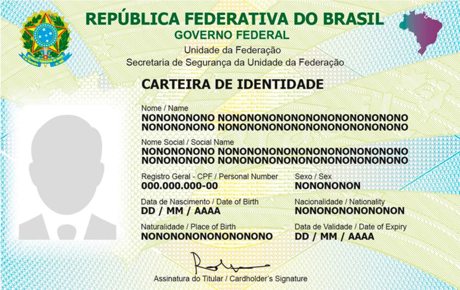 Nova carteira de identidade unifica as informações do cidadão no