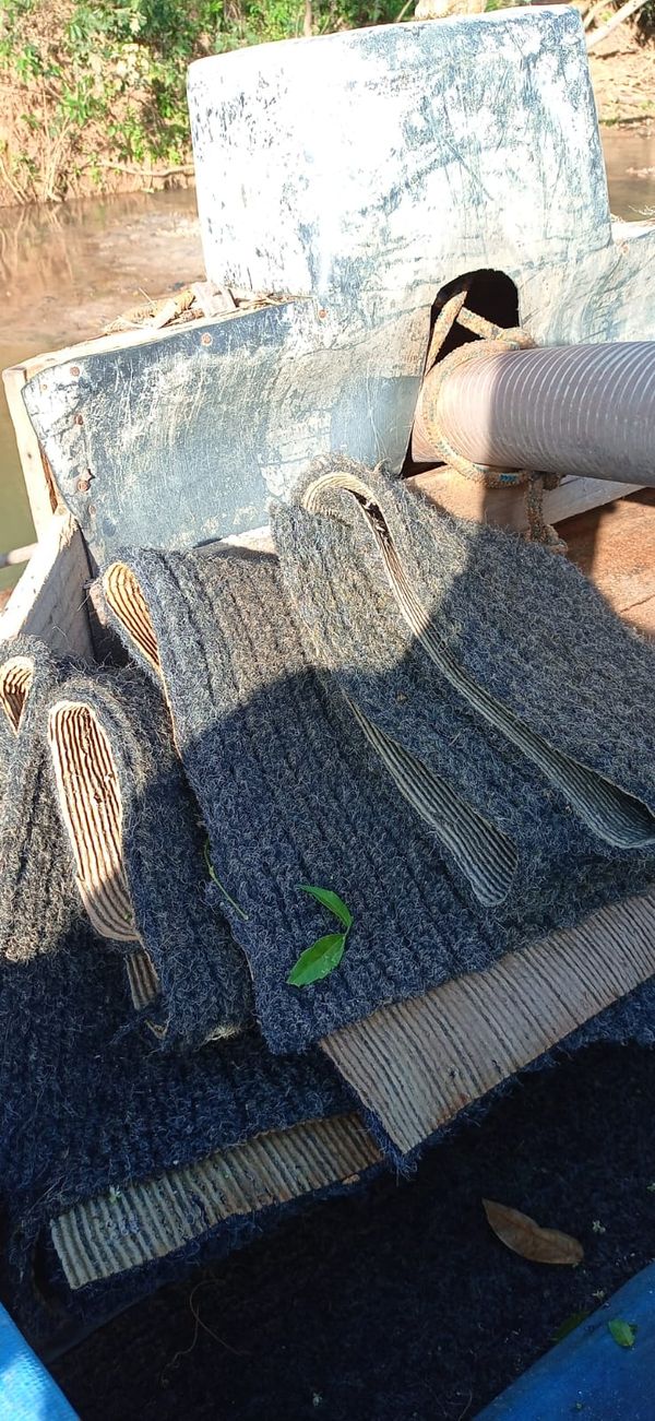 Durante a ação, os policiais apreenderam materiais usados pra extração por Divulgação \ 3° BPMES