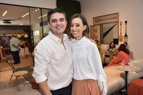 Eduardo Souto e sua esposa Alessandra