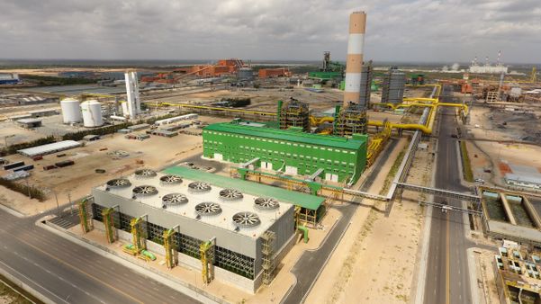 Instalações da Companhia Siderúrgica do Pecém, no Ceará, usina que foi comprada pela Arcelor Mittal